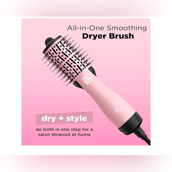 INFINITIPRO BY CONAIR The Knot Dr. All-in-One Travel Friendly Oval Dryer Brush - Picture 5 of 5